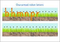 1 Armed Robot Letter Formation
