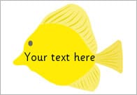 Fish Pictures – Editable Text