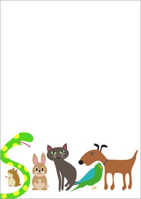 Pets Notepaper