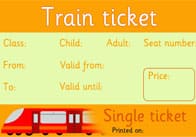 Editable Rail Tickets