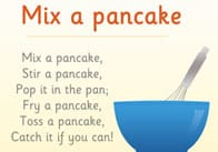 Mix a Pancake Poster