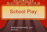 Editable School Play Poster