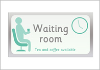 Waiting Room Role Play Sign
