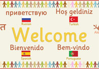 Multilingual ‘Welcome’ Banner