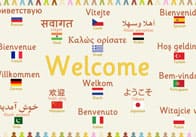 Multilingual ‘Welcome’ Poster