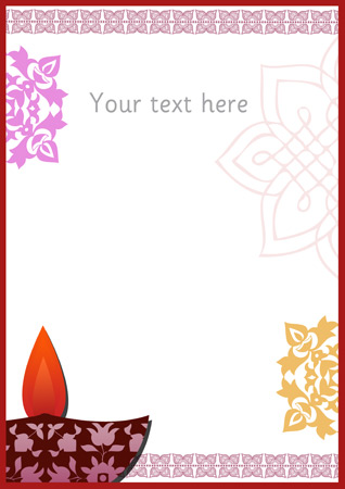 Diwali poster / notepaper