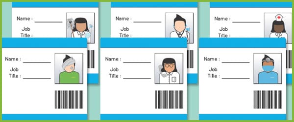 Hospital ID Badges