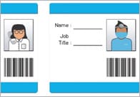 Hospital ID Badges