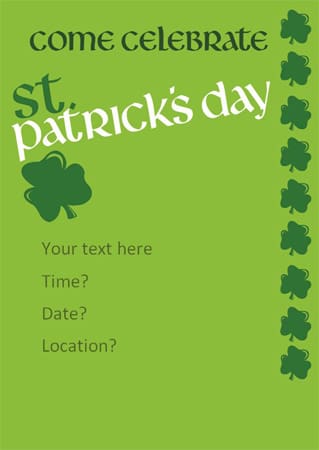 St. Patrick's Day Poster