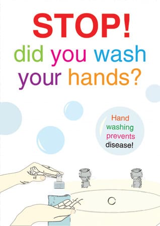 Wash your hands poster