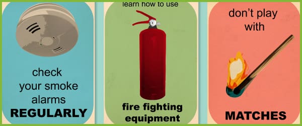 Fire safety posters