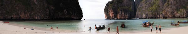 Panoramic Beach Photo