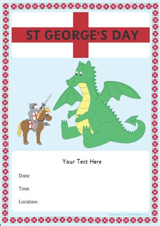 St George's Day Poster