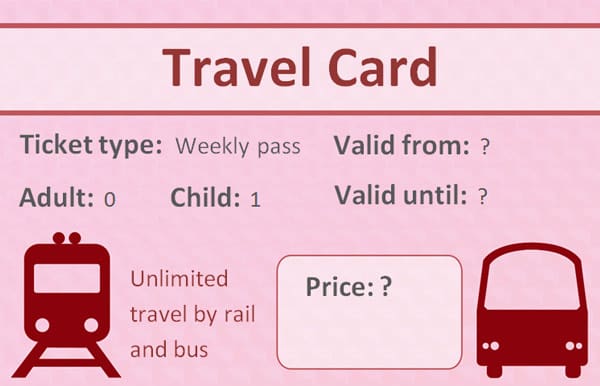 Travelcard illustration