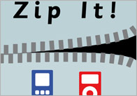 ‘Zip-it’ Train Station Poster