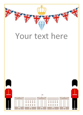 Diamond Jubilee Notepaper