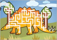 Dinosaur Maze Puzzles