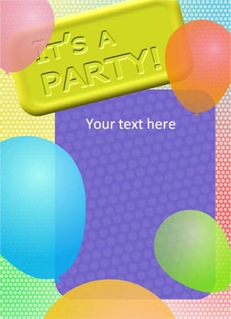 Editable Party Poster / Invitation