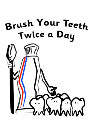 dental hygiene poster