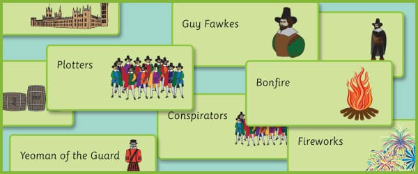 Gunpowder Plot Picture Cards