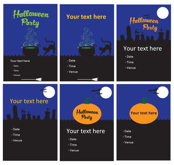 Halloween Party Posters