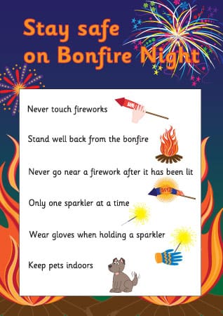 Firework Safety Poster