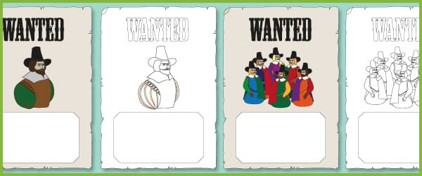 Guy Fawkes Wanted Posters