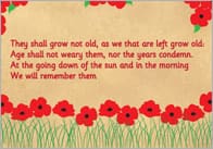 ‘Ode of Remembrance’ Poster