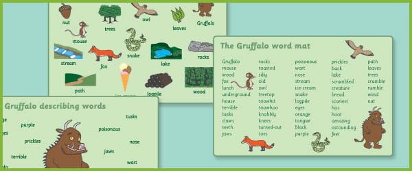The Gruffalo Words