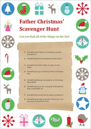 Father Christmas’ Scavenger Hunt