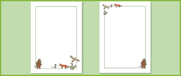 Gruffalo Notepaper