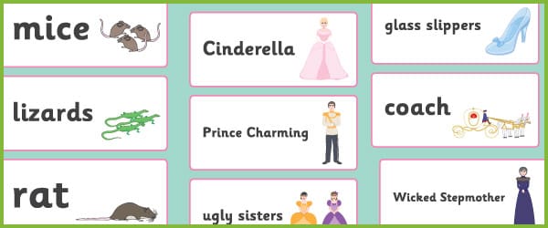 Cinderella Word Cards