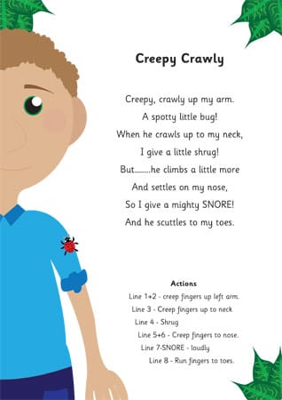 Creepy Crawly Poem
