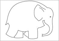 Elmer the Elephant Colouring Pages
