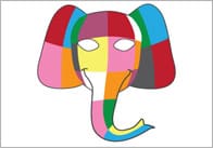 Elmer the Elephant Role-Play Masks