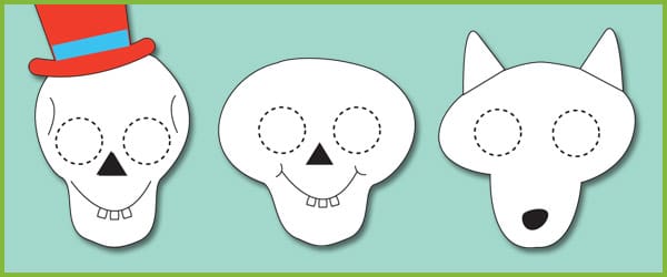 Funny Bones Themed Role-Play Masks