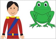 The Frog Prince Story Cut Outs