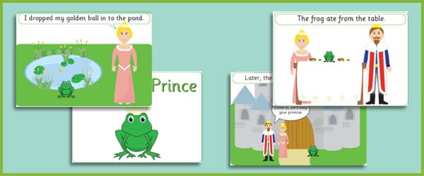 Frog Prince Story Sequencing Cards