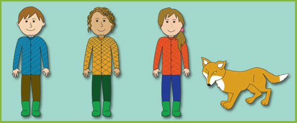 Gingerbread Man Cut-Out Characters