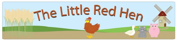 Little Red Hen display banner