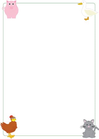 Little Red Hen notepaper