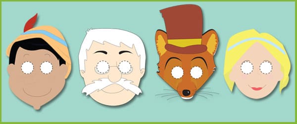 Pinocchio Masks for Role-Play