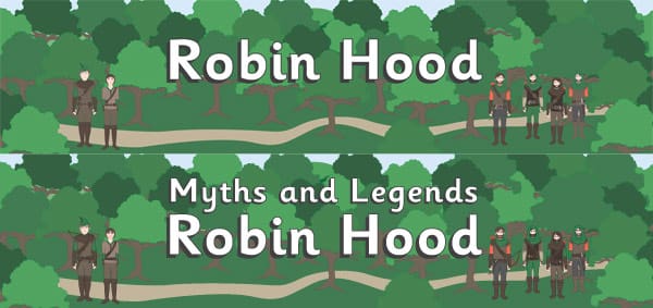 Robin Hood display banners