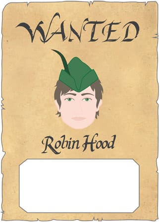 Robin Hood wanted poster