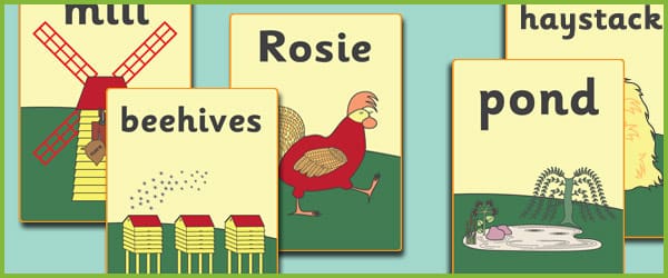 Rosie's Walk A4 Display Posters