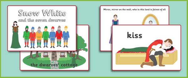 Snow White Story Sequencing Cards