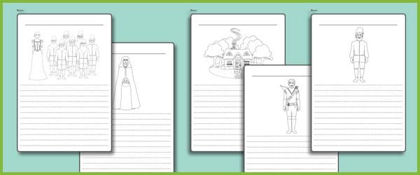 Snow White Work Sheets