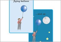 The Blue Balloon Story Sequencing Cards