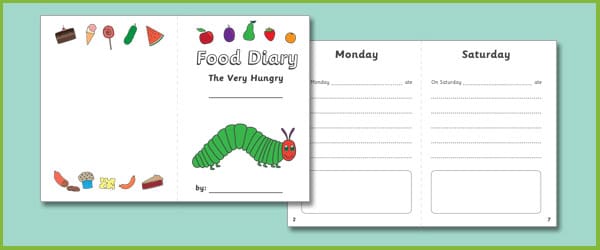 The Very Hungry Caterpillar Food Diary