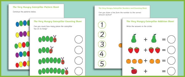 The Very Hungry Caterpillar Maths Booklet